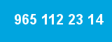 965 112 23 14